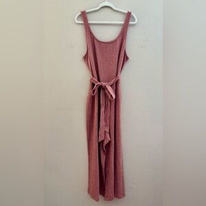 NWT Gap Women’s Ribbed Wide Leg Belt tie Jumper XXL